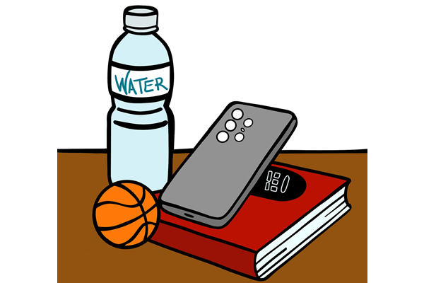 4 Items On A Table - Linda Estep - Floating Hawk