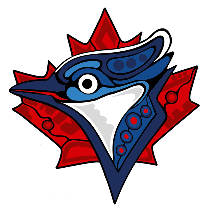 Custom Blue Jays Logo - Linda Estep - Floating Hawk